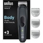 Braun BodyGroomer Series 3 BG3350 Negro, Gris